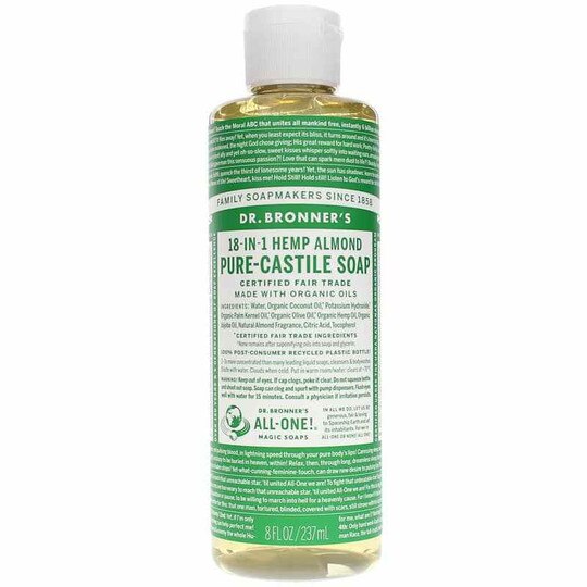18-In-1 Hemp Pure Castile Soap, DRBM